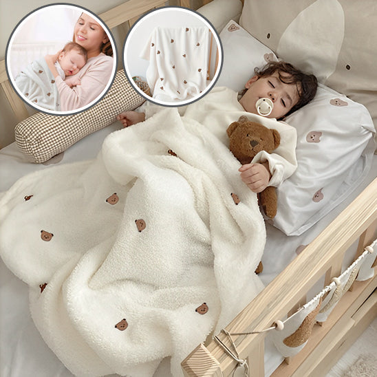 Couverture bébé chaude et légère idéale pour la poussette-sphere de maman-nourrison