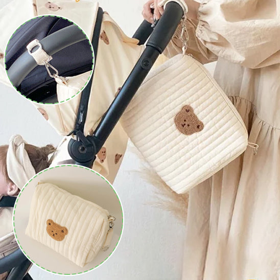 Sac multifonction coton bébé – idéal pour couches, lingettes, jouets-sphere de maman-nourrison