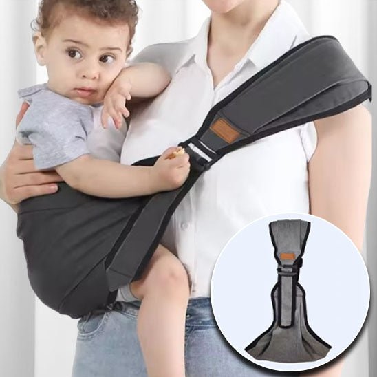 Porte bebe à bandoulière / Confort physiologique et portage en un geste - Sphere de maman - nourrison