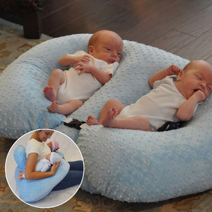 Coussin d’allaitement double pour bébé, incliné pour éviter les régurgitations-sphere de maman-nourrison