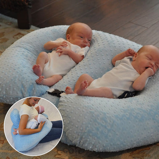 Coussin d’allaitement double pour bébé, incliné pour éviter les régurgitations-sphere de maman-nourrison