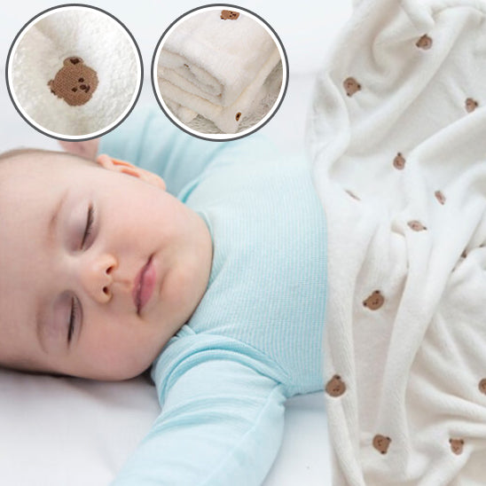 Couverture bébé en polaire moelleuse adaptée à toutes les saisons-sphere de maman-nourrison