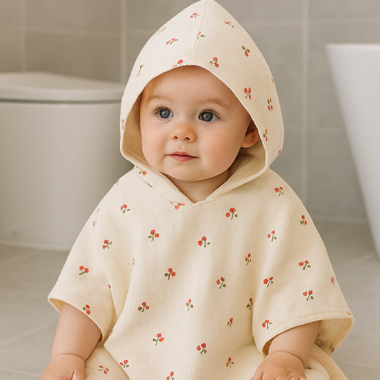 Drap de bain bébé coton pur-sphere de maman-nourrison