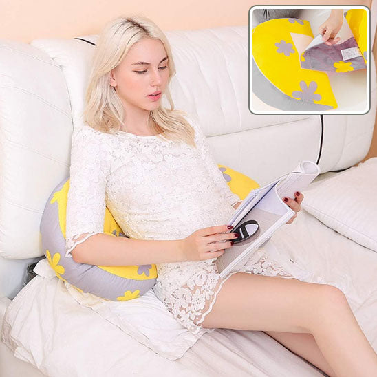 Housse douce et lavable de l’oreiller de maternité ergonomique-sphere de aman-nurrison