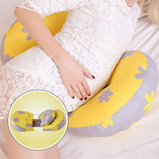 Housse douce et lavable de l’oreiller de maternité ergonomique-sphere de maman-nourrison