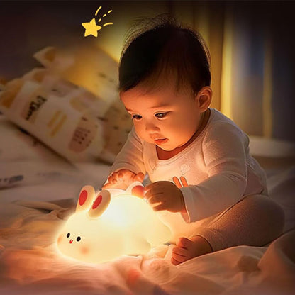 Lampe de nuit USB pour enfant diffusant une lumière LED douce-sphere de maman-nourrison