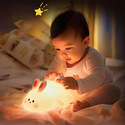 Lampe de nuit USB pour enfant diffusant une lumière LED douce-sphere de maman-nourrison