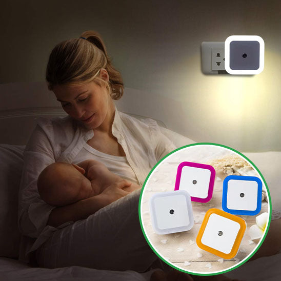 "Lampe de nuit LED intelligente à détection de mouvement, discrète et économe en énergie"-sphere de maman-nourrison