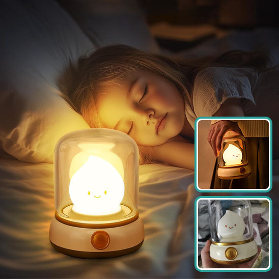 Lampe de table portable pour hôtel, chambre d’enfant ou lecture douce-sphere de maman-nourrison