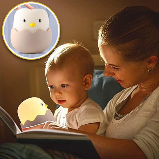 Lampe de nuit pour bébé en forme d'œuf, rechargeable USB-sphere de maman-nourrison