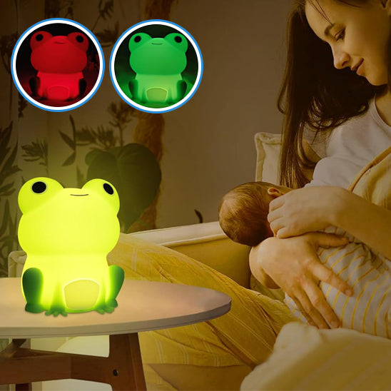 Lampe grenouille changeant de couleur (effet arc-en-ciel)-sphere de maman-nourrison