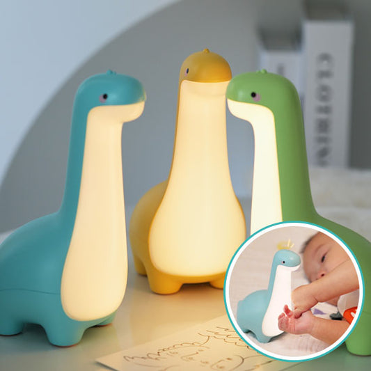 Lampe veilleuse silicone rechargeable USB, design dinosaure mignon-sphere de maman-nourrison