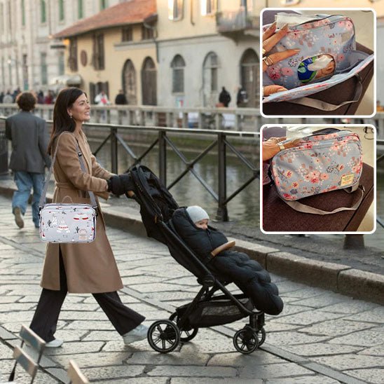 Sac à langer multifonctionnel utilisé en voyage avec bébé-sphere de maman-nourrison