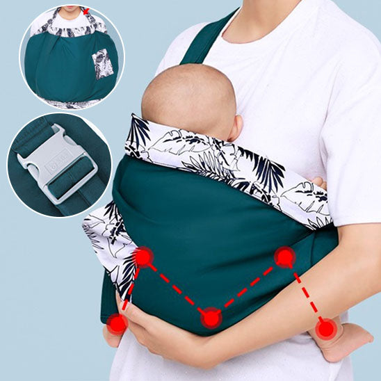 Sac à dos pratique pour maman et bébé, combinant espace de rangement pour accessoires d’allaitement et écharpe de portage ergonomique, adapté aux nourrissons et jeunes enfants jusqu’à 3 ans-sphere de maman-nourrison