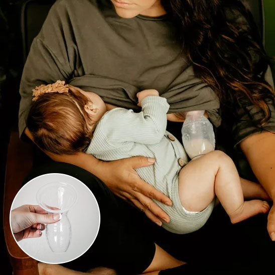 Tire-lait manuel compact en silicone, sans BPA – Modabebe-sphere de maman-nourrison