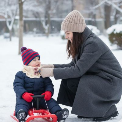 Tour de cou enfant en laine chaude, accessoire d’hiver pour protéger le cou du froid