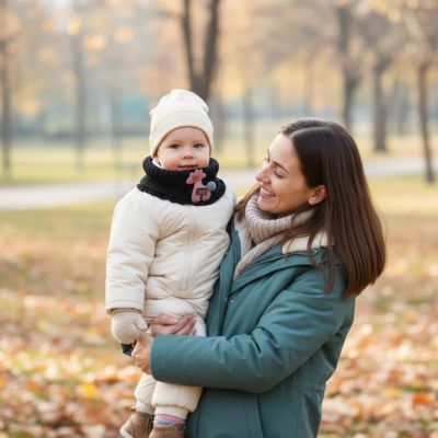 Chauffe-cou pour enfant doux et confortable, écharpe d’hiver pour garçons et filles