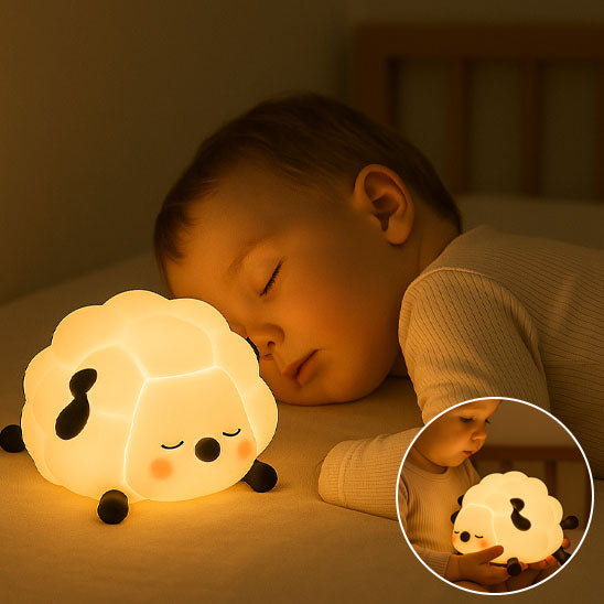 Veilleuse dessin animé mouton pour nursery-sphere de maman-nourrison