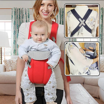 Zoom sur les bretelles rembourrées du porte-bébé ergonomique-sphere de maman-nourrison