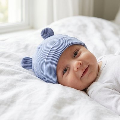 Bonnet bebe doux en coton parfait pour le confort et le style du nouveau-né