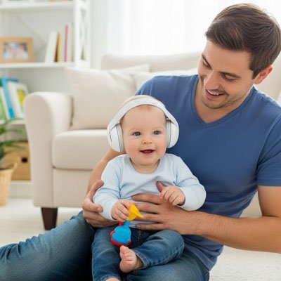 Casque anti bruit bébé sécurité auditive, protection contre le bruit pour nourrissons »