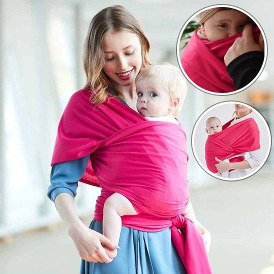 Écharpe de portage extensible pour bébé en coton doux-sphere de maman-nourrison