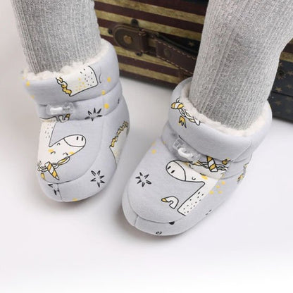 Chaussure bebe antidérapantes pour l’automne et l’hiver, chaussures tendance pour premiers pas