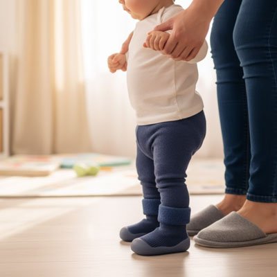 Chaussure bebe chaudes avec doublure intérieure, idéales pour premiers marcheurs, adaptées aux garçons et filles.