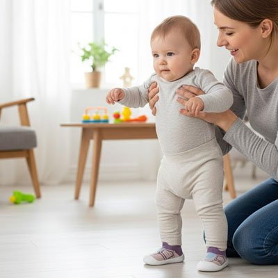 Chaussure bebe en maille respirante,Pantoufles bébé souples et sécurisées pour garçons et filles