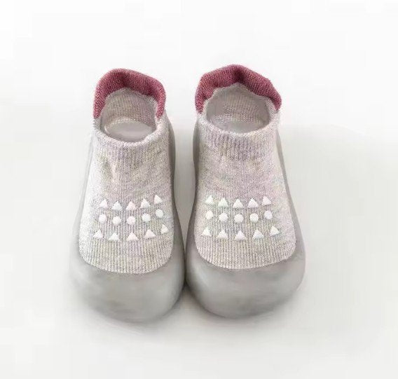 Chaussure bebe semelle douce et flexible, parfaits pour apprendre à marcher, bébé 0-4 ans