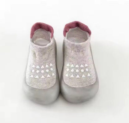 Chaussure bebe semelle douce et flexible, parfaits pour apprendre à marcher, bébé 0-4 ans