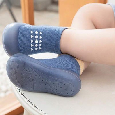 Chaussure bebe souples antidérapantes, parfaites pour premiers pas, garçon et fille