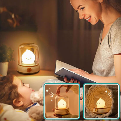 Éclairage d’ambiance USB créatif, style cartoon kawaii-sphere de maman-nourrison