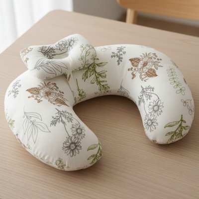 Coussin d'allaitement doux et confortable avec housse amovible pour un usage quotidien