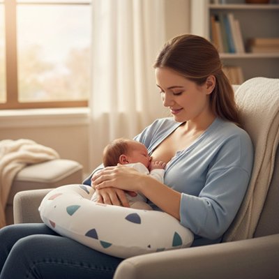 Coussin d'allaitement ergonomique pour nourrir un nouveau-né en toute sécurité