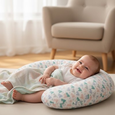 Coussin d'allaitement pour bébé, soutien pratique pendant la période d’allaitement