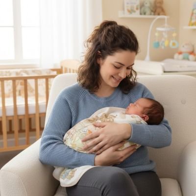 Couverture bébé absorbante tissu doux en gaze de coton