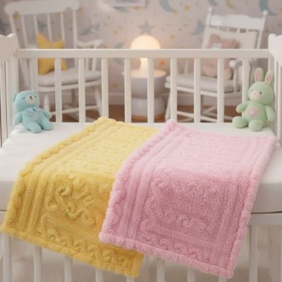 Couverture bébé bébé douce et légère en taffetas uni – parfaite pour emmailloter votre nouveau-né