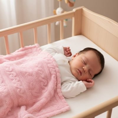 Couverture bébé chaude et confortable pour enfants – tissu taffetas ultra doux