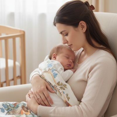 Couverture bébé en coton pur, idéale après le bain
