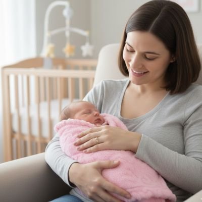 Couverture bébé légère et agréable, idéale pour garder bébé bien au chaud