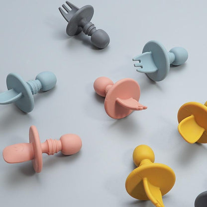 CuttieSpoon™ | Cuillère et fourchette pour bébé | Maman - Sphere de maman-nourrison