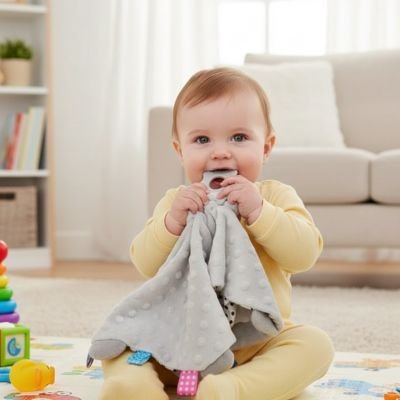 Doudou bebe jouet animal doux et sécurisant