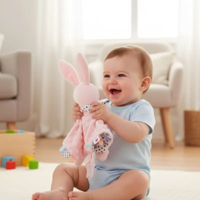 Doudou bebe jouet réconfortant et léger