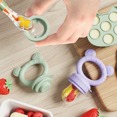 Grignoteuse bebe, auto-alimentation, faciles à remplir et nettoyer