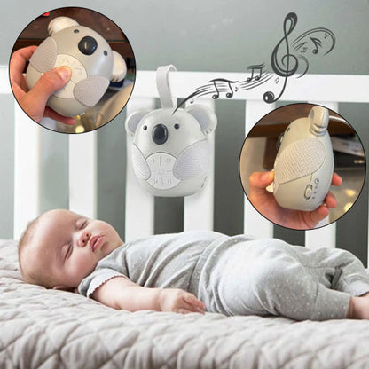lecteur de musique apaisant pour bébé en forme de hibou sur un lit d'enfant-sphere de maman-nourrison
