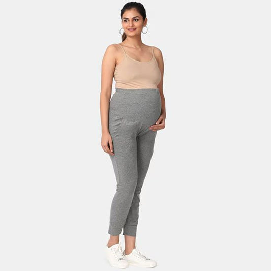 Pantalon grossesse printemps pour femmes, taille haute, confortable et décontracté avec poches
