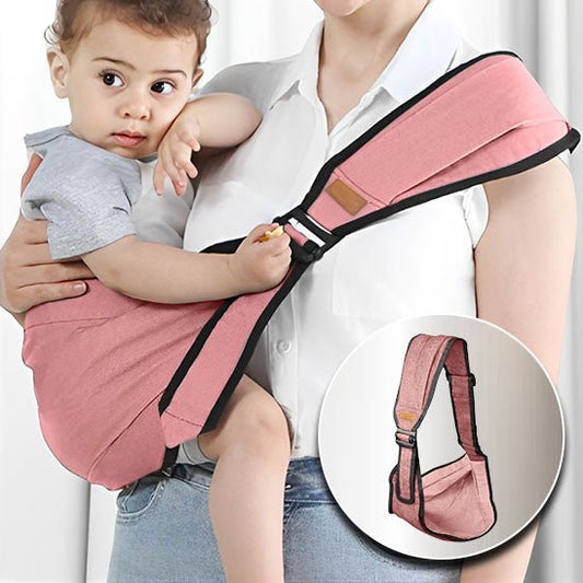 Porte bebe à bandoulière / Confort physiologique et portage en un geste - Sphere de maman - nourrison