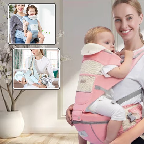 Porte bébé ergobaby montrant les differents positions d'utilisation- Sphere de maman - nourrison