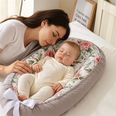 Reducteur de lit bébé doux et respirant pour rassurer votre nourrisson